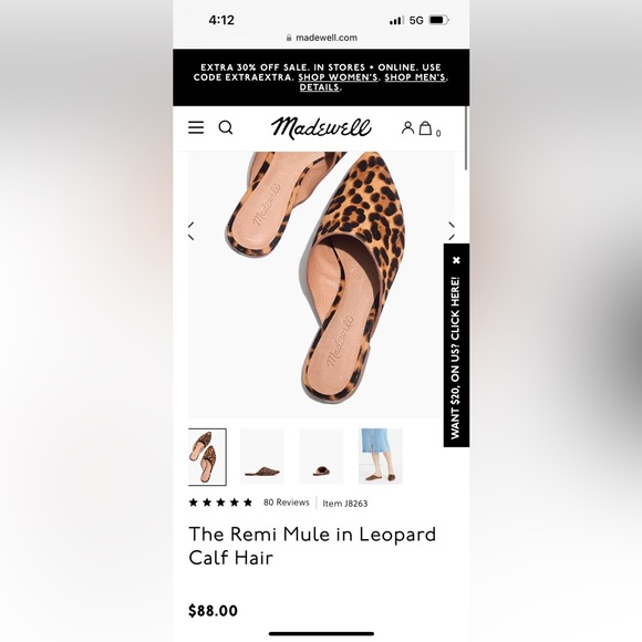 The Remi Mule in Leopard - Picture 3 of 3